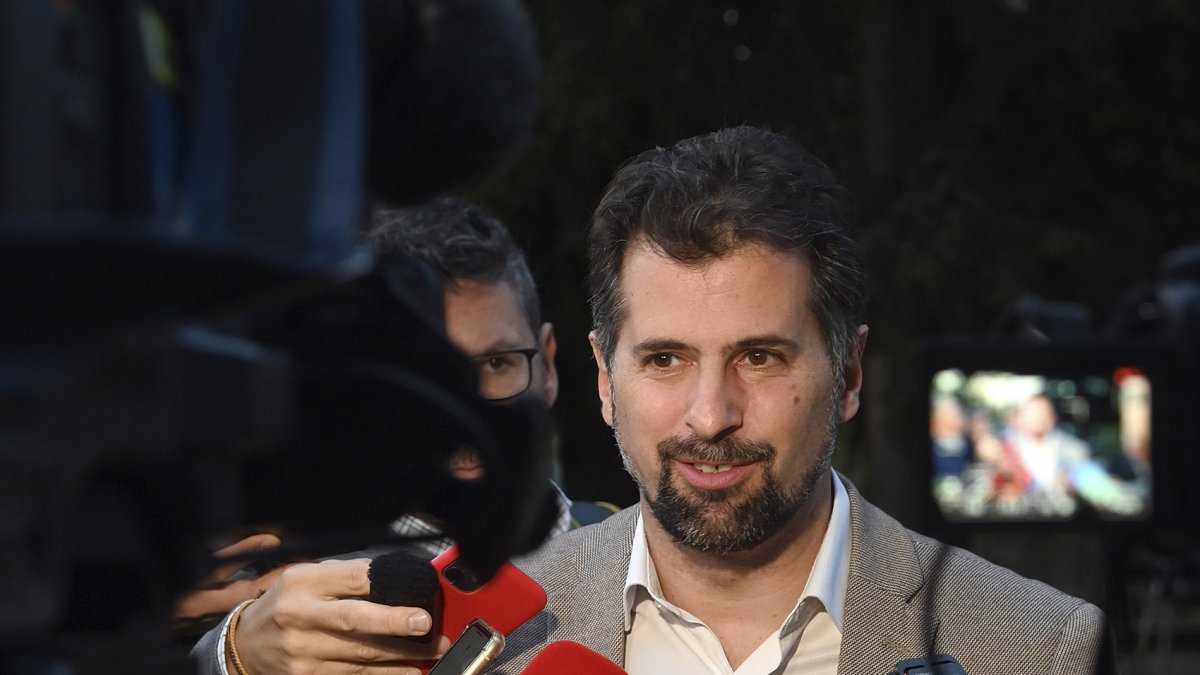 Luis Tudanca,en Burgos.