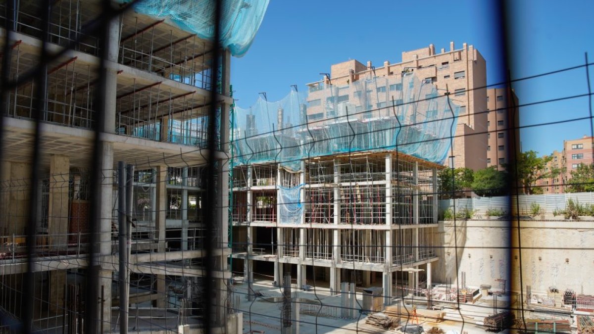 Obras en una imagen de archivo