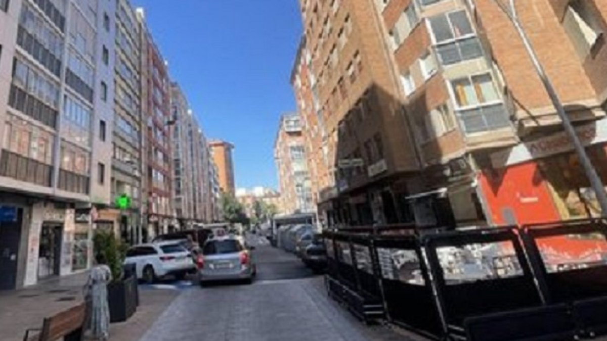 Calle Pablo Ruiz Picasso de Burgos.