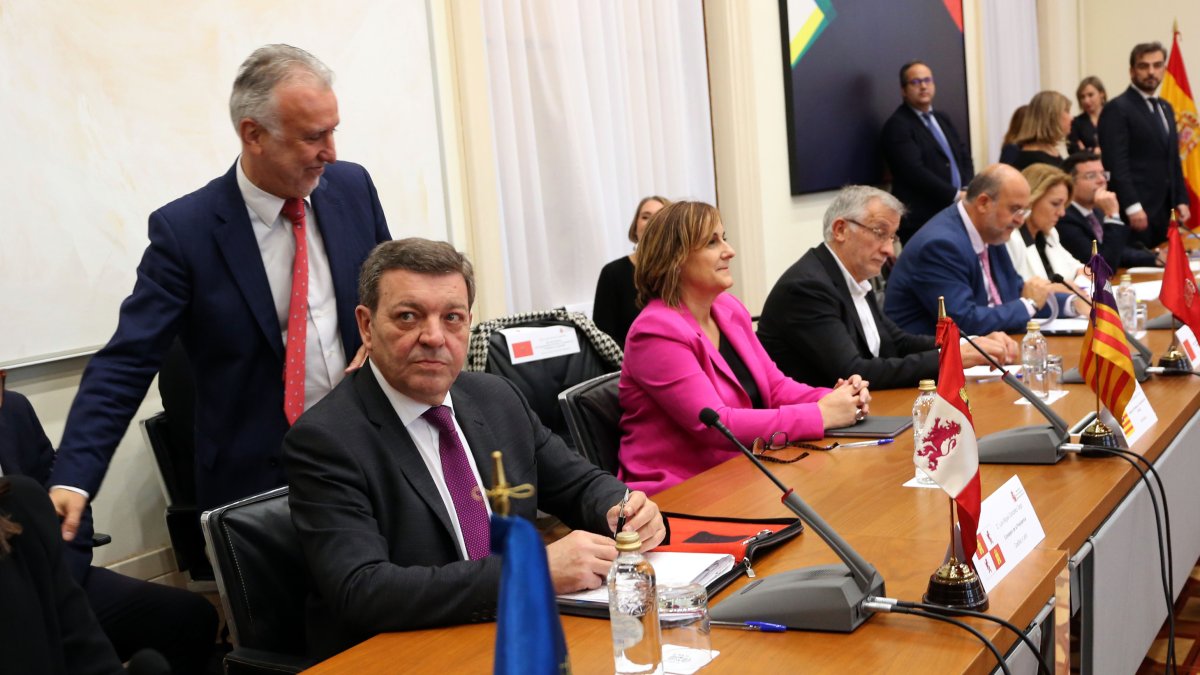 El consejero de la Presidencia, Luis Miguel González Gago, en el Comité Preparatorio