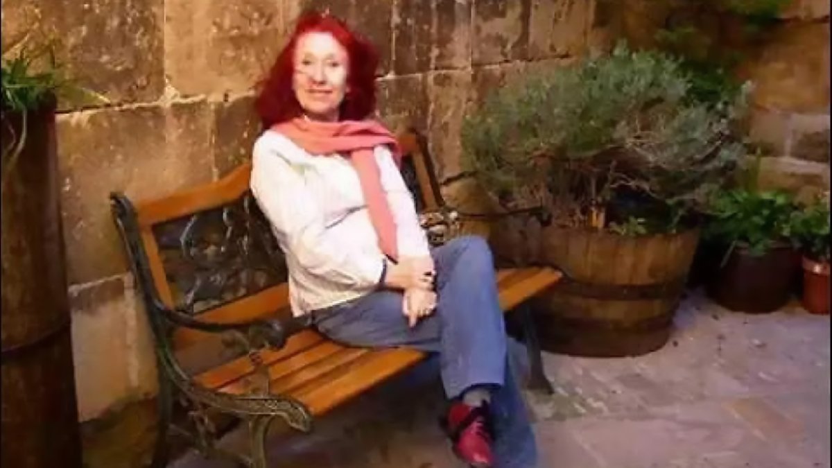 Berta Lombán Guerra, pintora que ha donado  una parte de su herencia  a la Diputación.