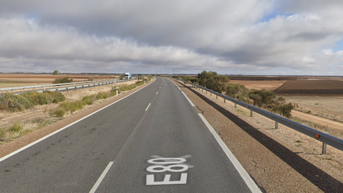 Imagen de la A-62, sentido Valladolid, en La Orbada (Salamanca)