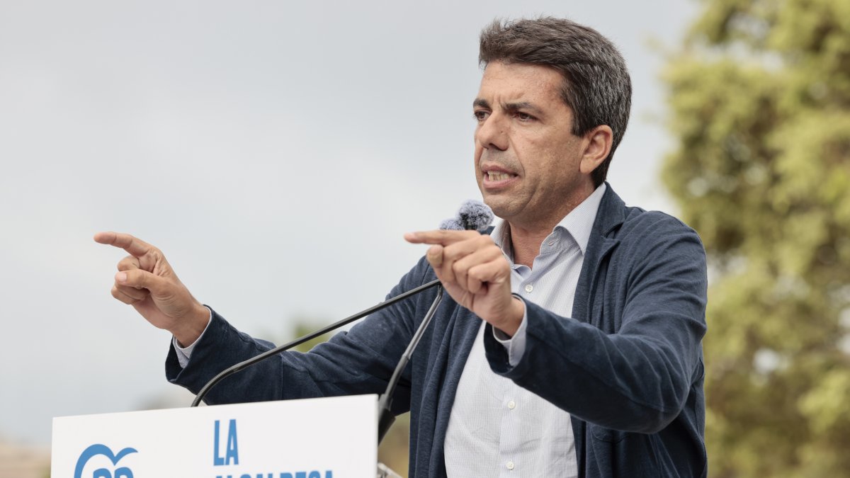 El presidente de la Comunidad Valenciana, Carlos Mazón, en una imagen de archivo