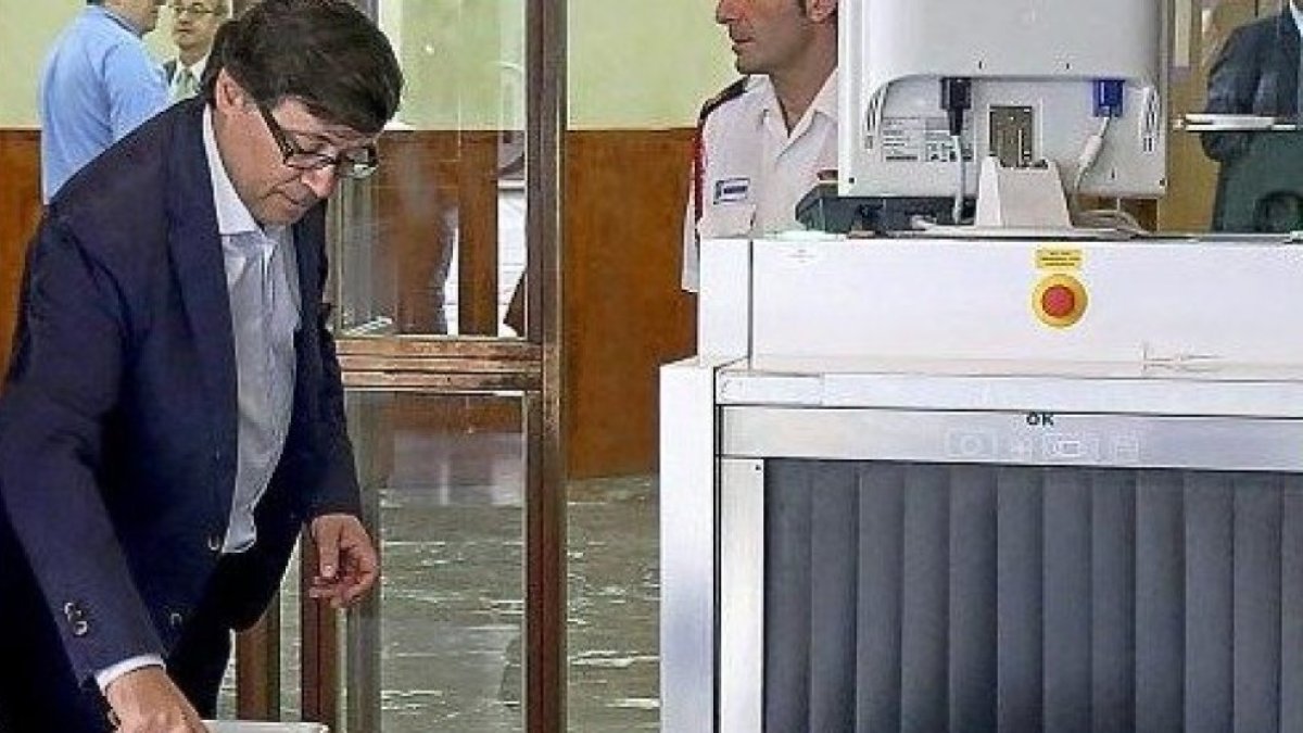 Rafael Delgado, en una imagen de archivo, accede a los juzgados de Valladolid.