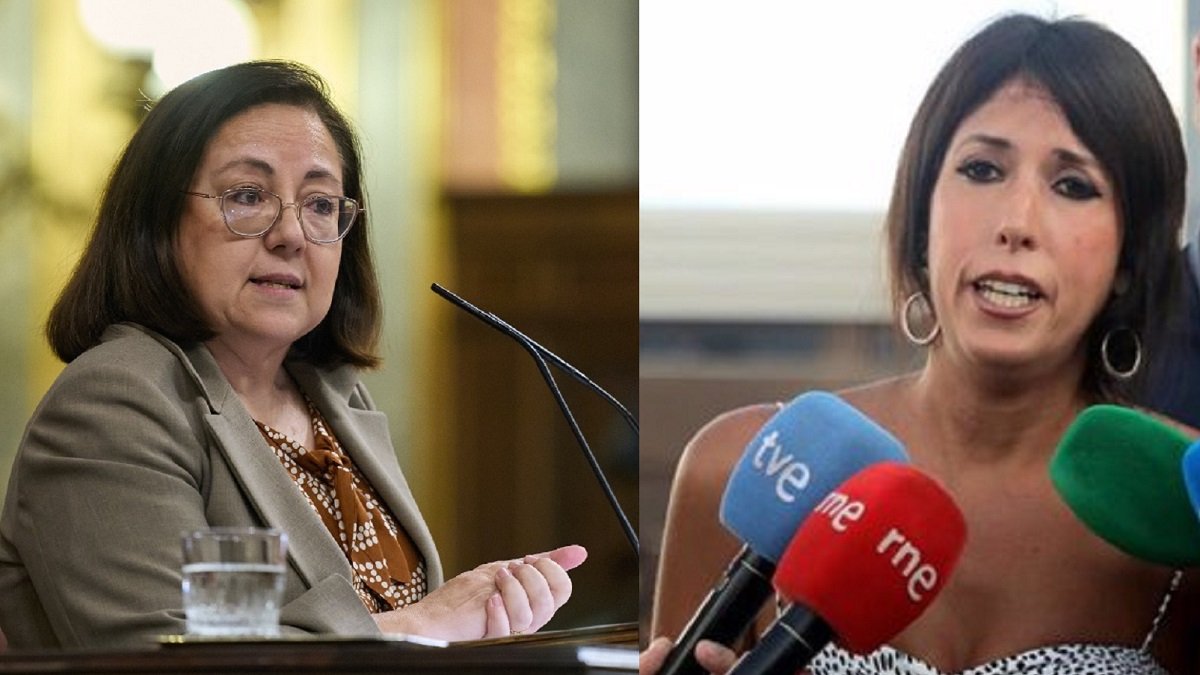María Jesús Moro y Martina Velarde.