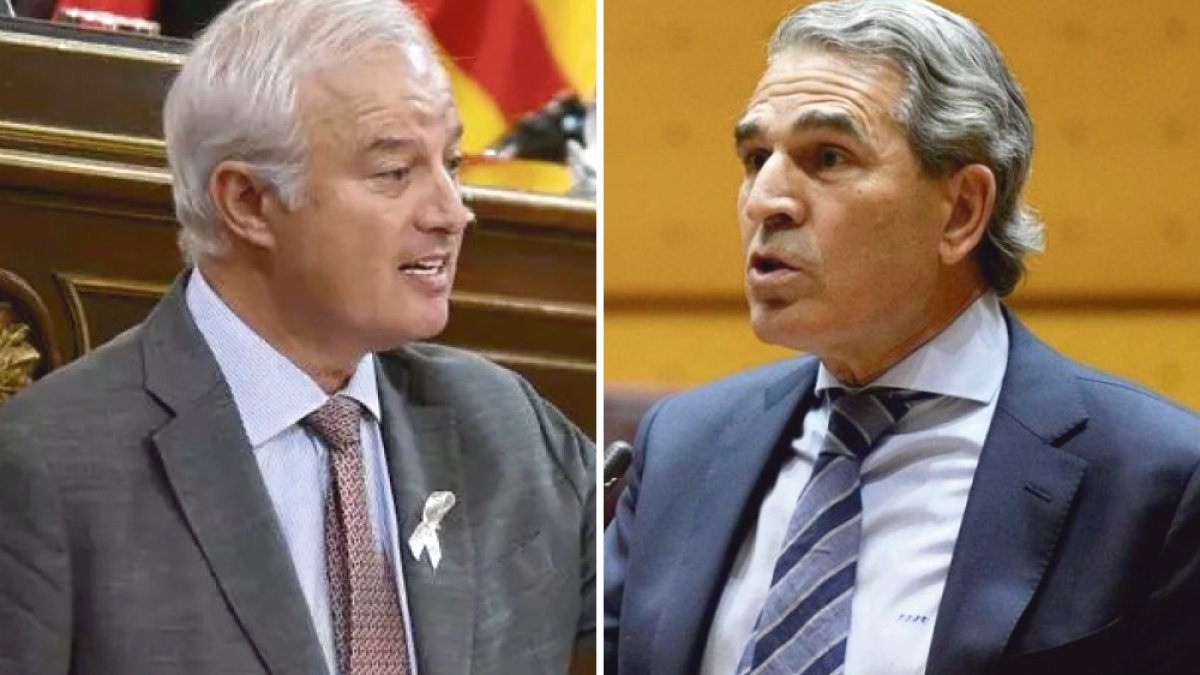 Eloy Suárez y Juan José Sanz Vitorio, en imágenes de archivo.