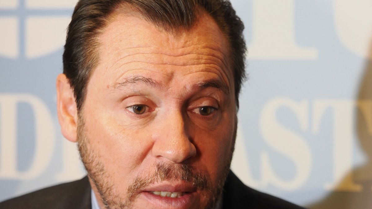 El ministro de Transportes y Movilidad Sostenible, Óscar Puente, participa en el Club de Prensa de El Mundo de Castilla y León.