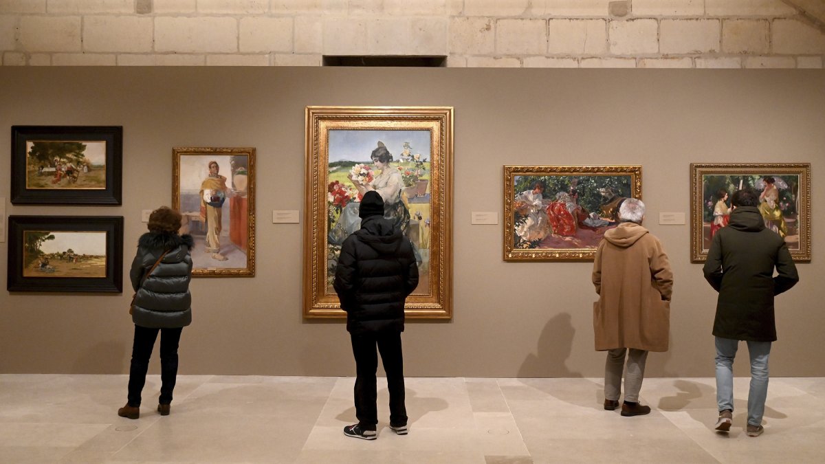 Exposición 'Pintar sin miedo. Joaquín Sorolla y la Valencia de 1900' expuesta en la Catedral de Burgos