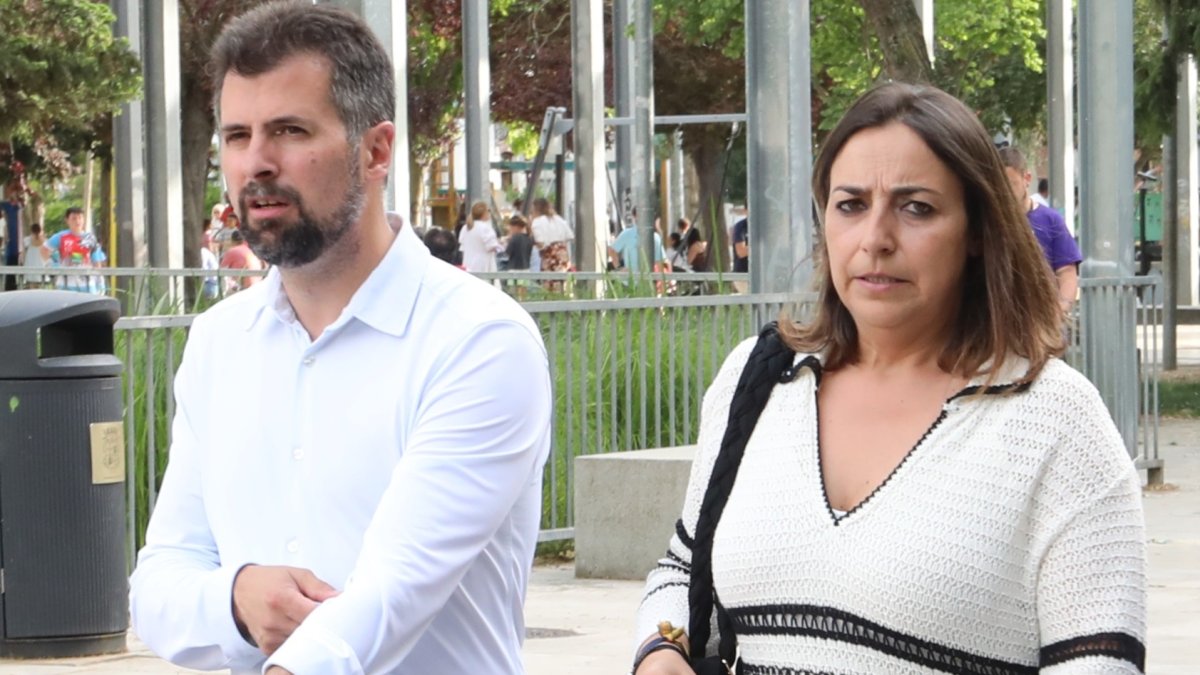 Luis Tudanca y Miriam Andrés, en una imagen de archivo.