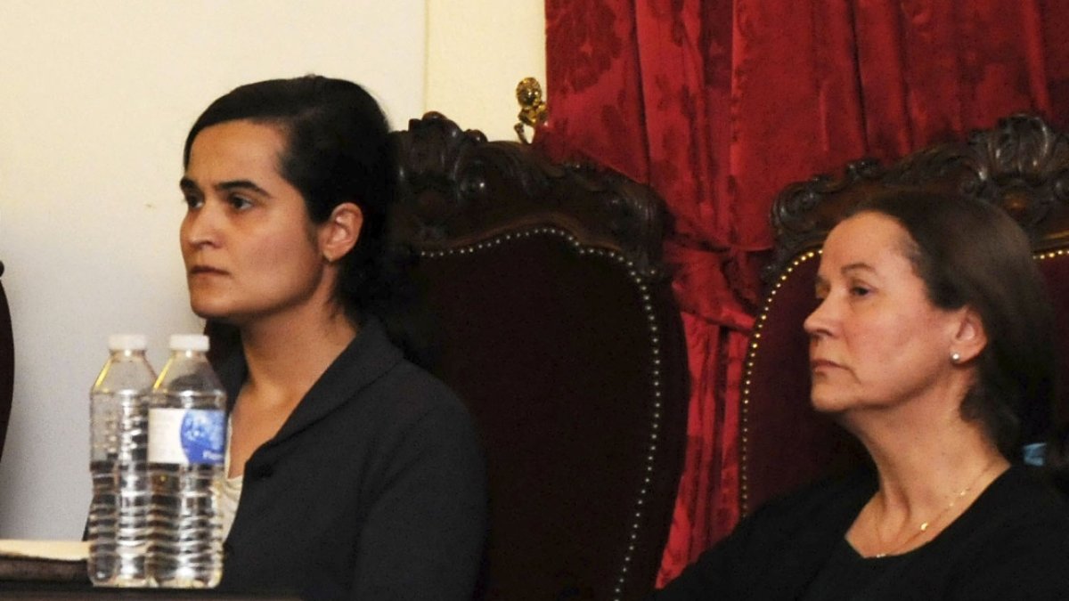 Triana Martínez y Montserrat González, en una imagen de archivo durante el juicio.