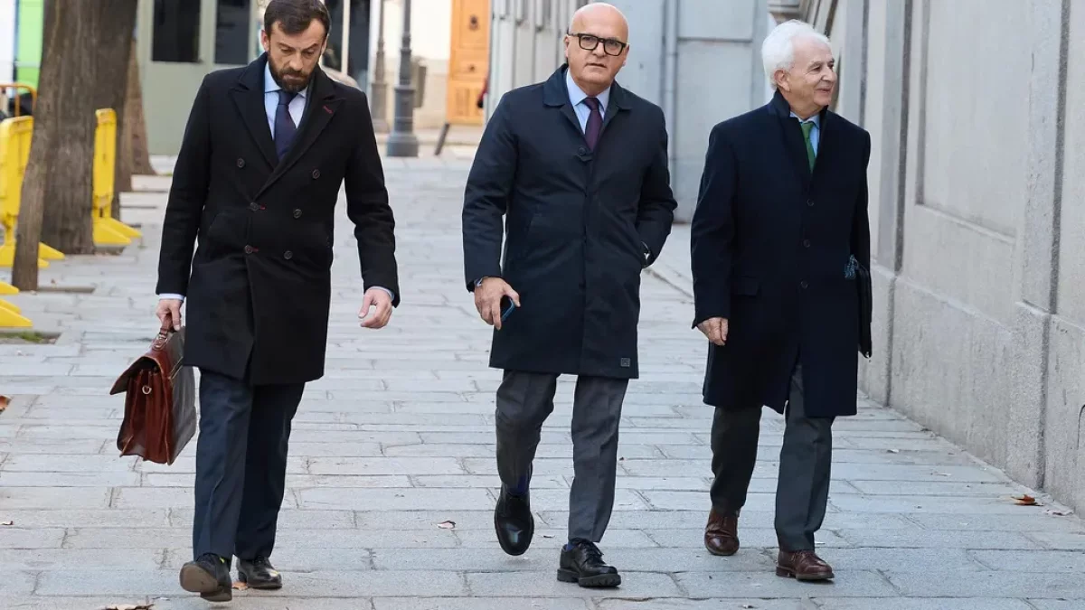 El senador del PP José Manuel Baltar a su llegada al Tribunal Supremo en Madrid
