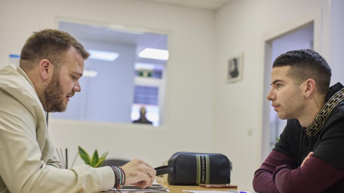 Uno de los beneficiados por el programa 'Incorpora' de La Caixa