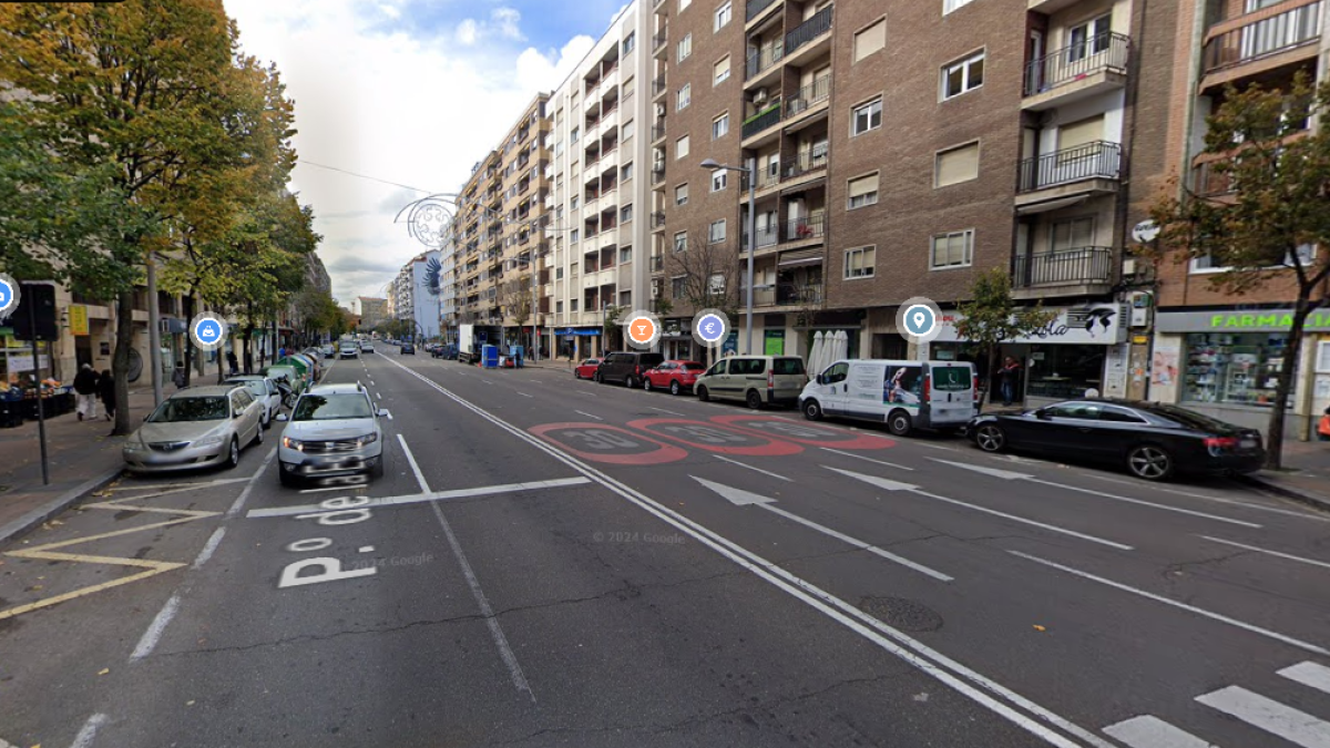 Paseo de la Estación de Salamanca, donde fueron los hechos.