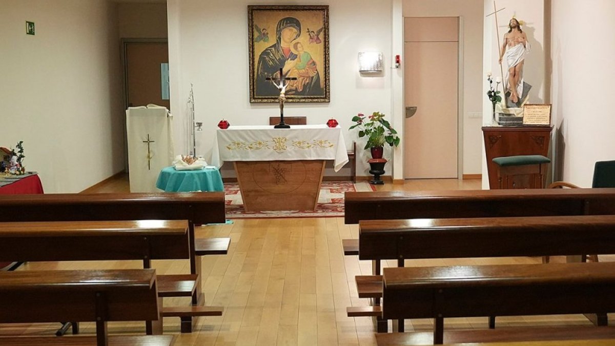 Capilla del hospital Río Hortega de Valladolid.