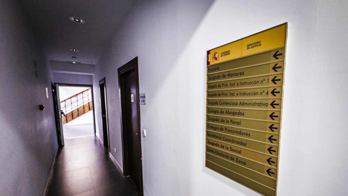 Dependencias del Colegio de Abogados en el palacio de justicia de Soria.