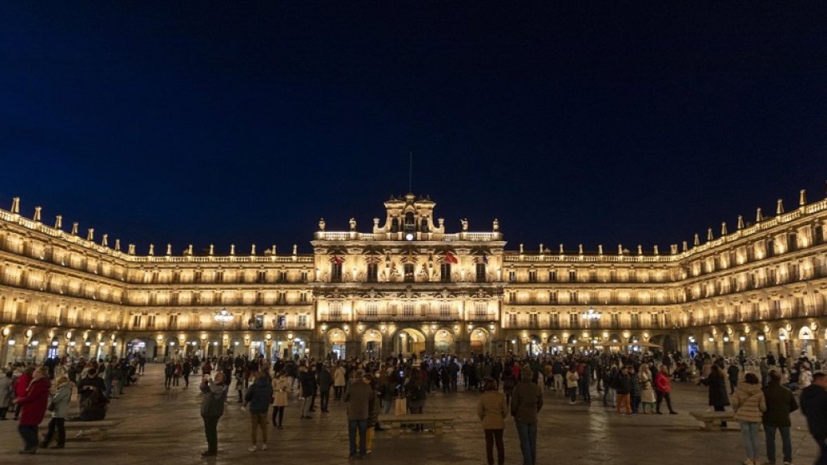 Plaza Mayor de Salamanca, en una foto de archivo.