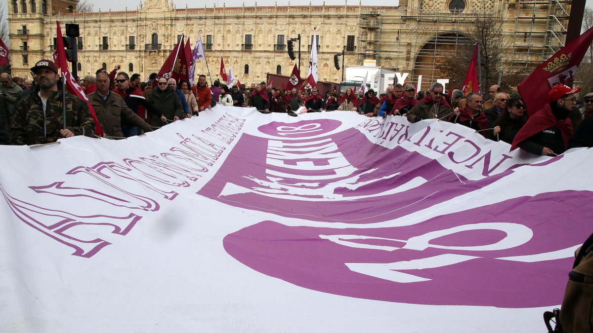 Manifestación de este domingo por el futuro de León y la autonomía leonesa