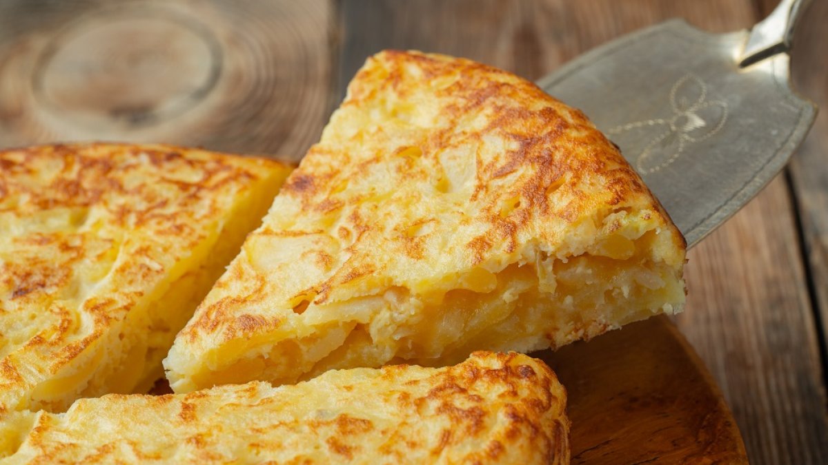 Una imagen de archivo de una tortilla de patatas