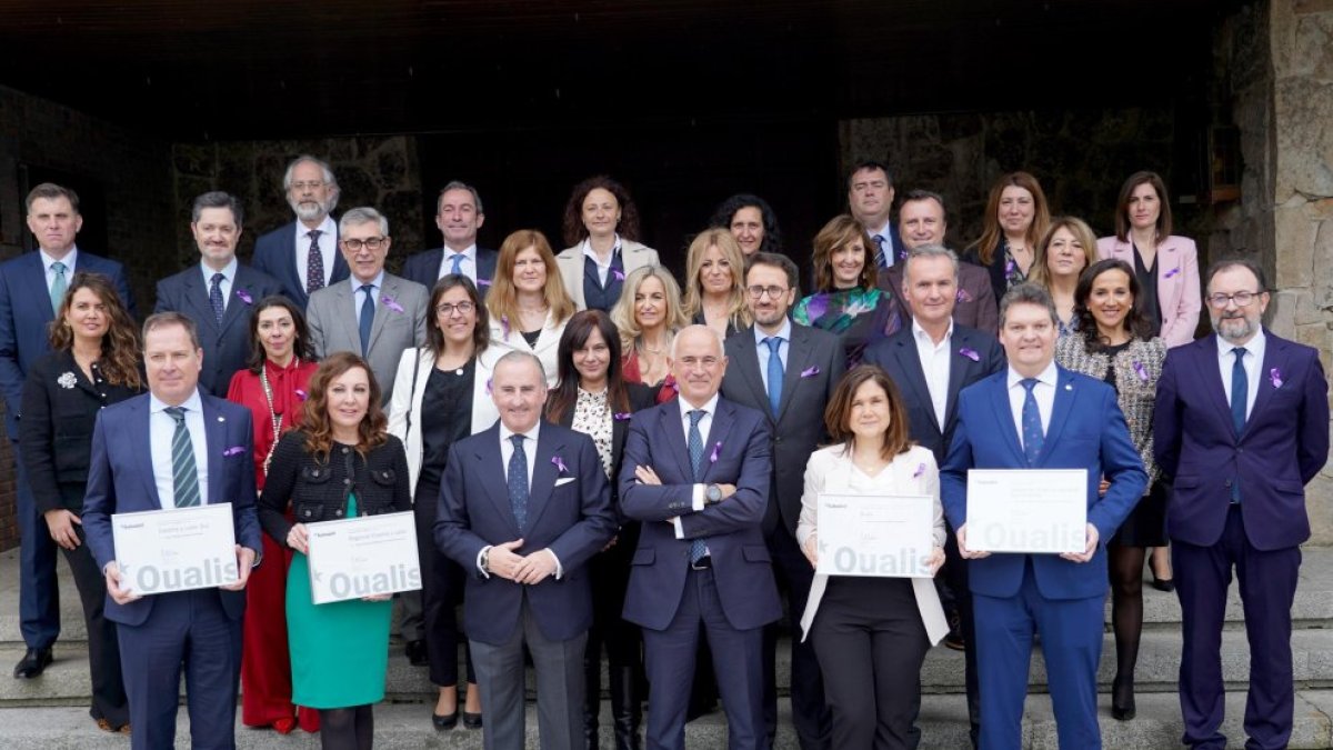 Sabadell reconoce a los galardonados con los premios Qualis en Castilla y León.