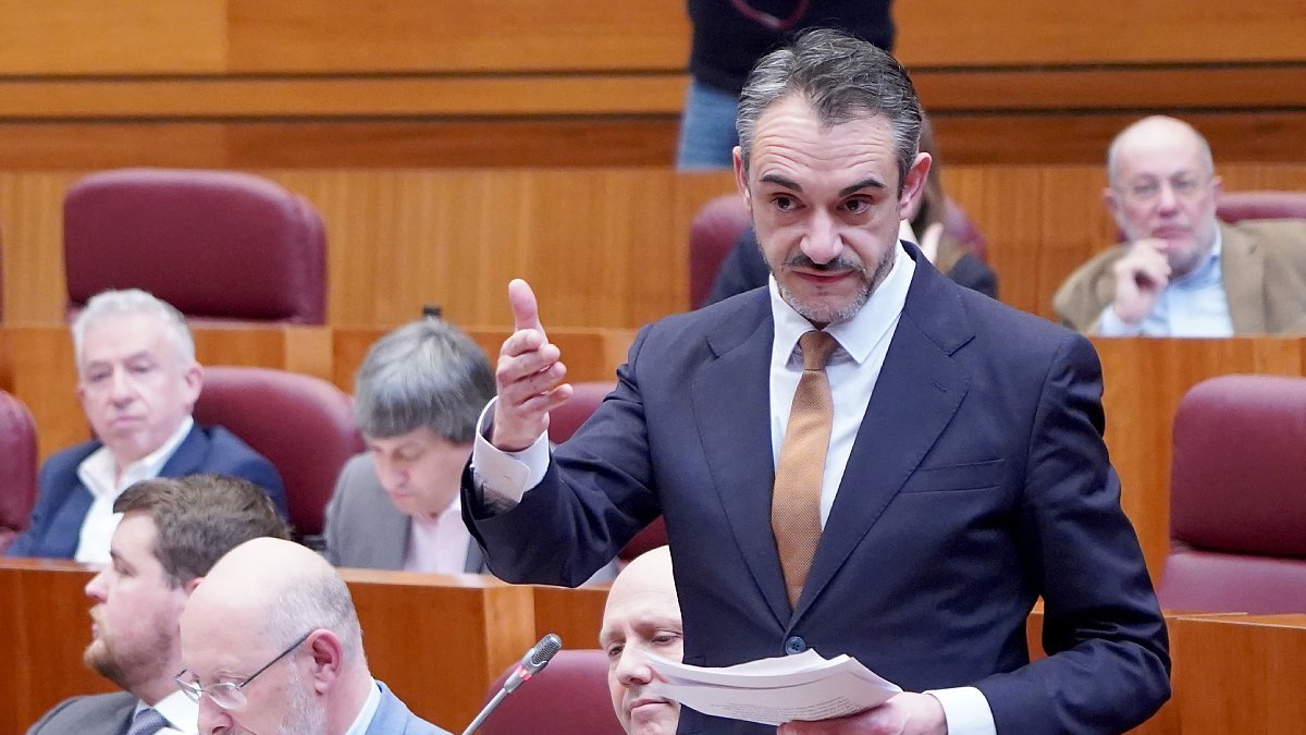 El portavoz de Vox, David Hierro.