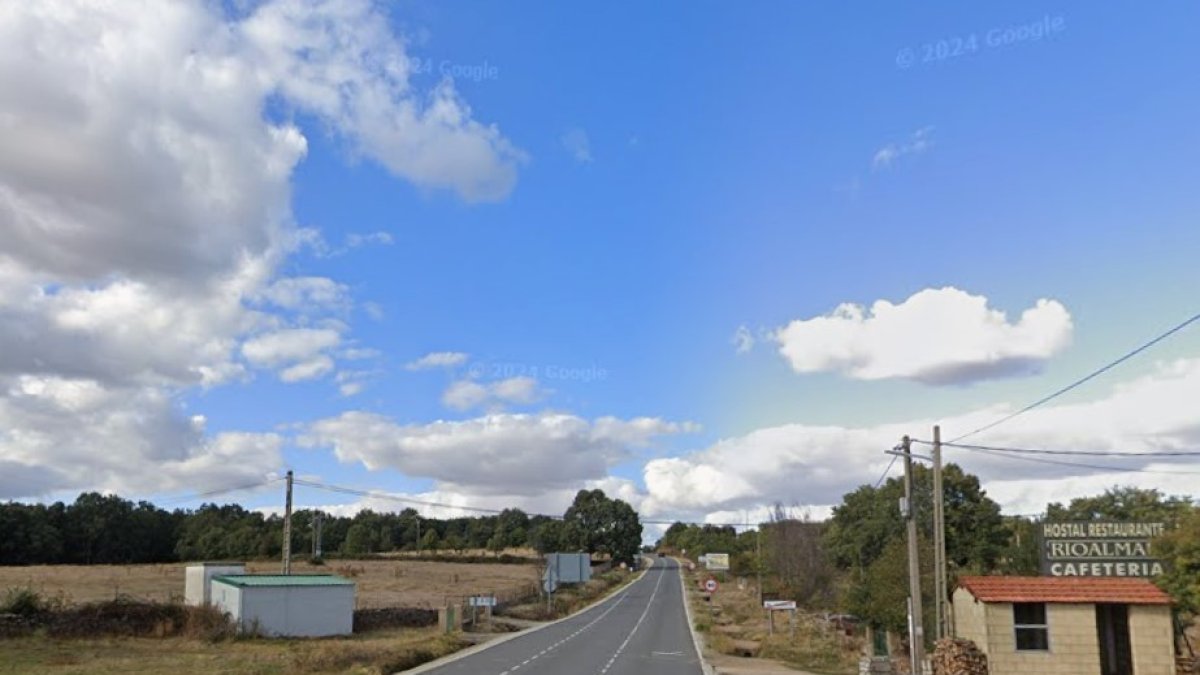 Carretera en la que ha tenido lugar el siniestro.