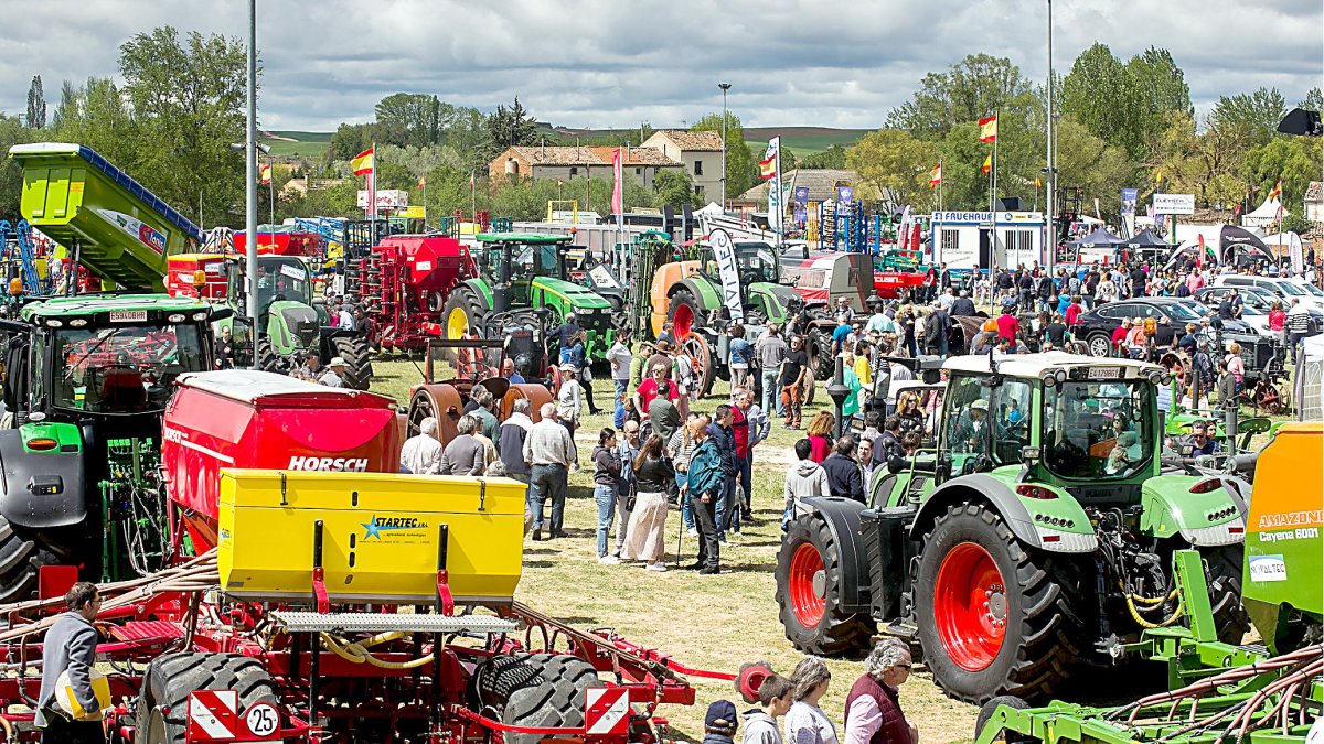 Feria de maquinaria agrícola de Lerma (Burgos) en una anterior edición