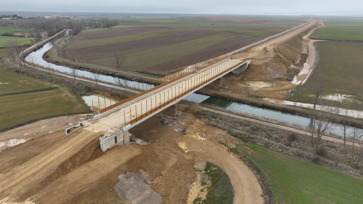 Obras de la Línea de Alta Velocidad Palencia-Cantabria