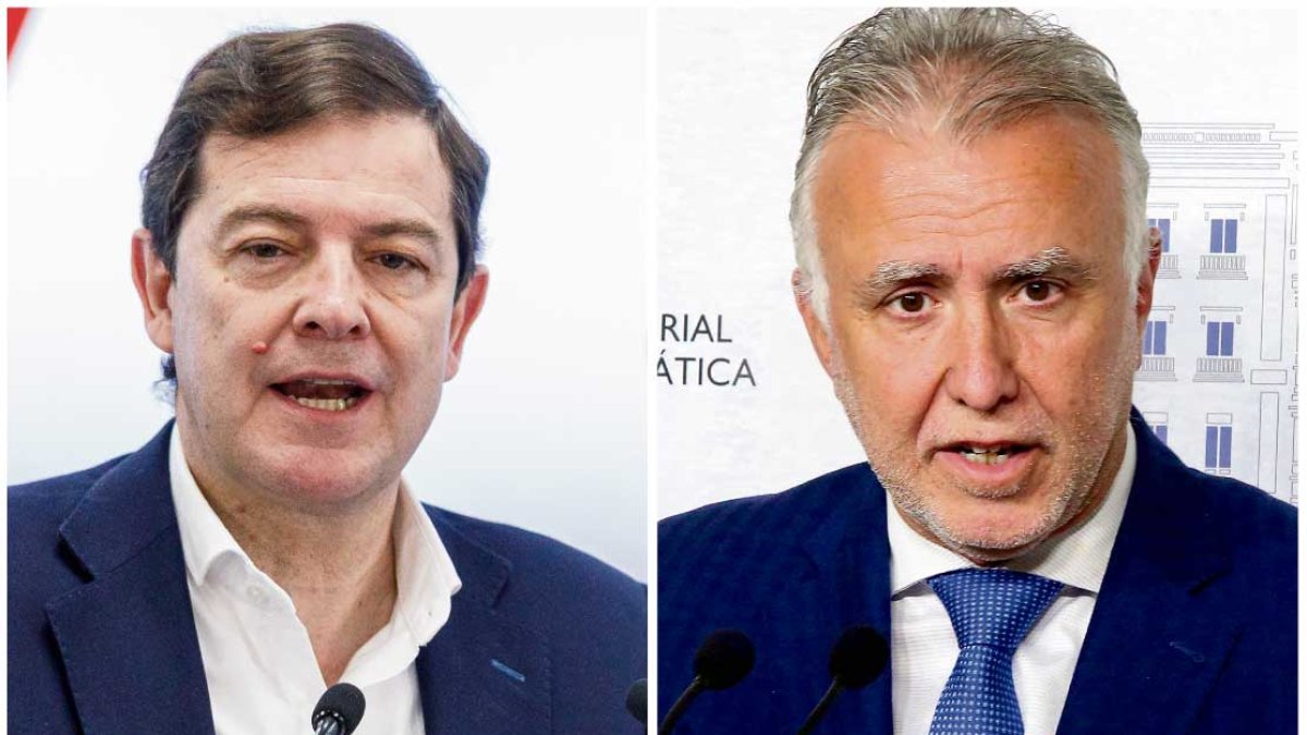 Alfonso Fernández Mañueco y Ángel Víctor Torres.