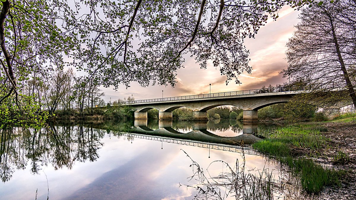 Río Tera a su paso por Micereces de Tera (Zamora).