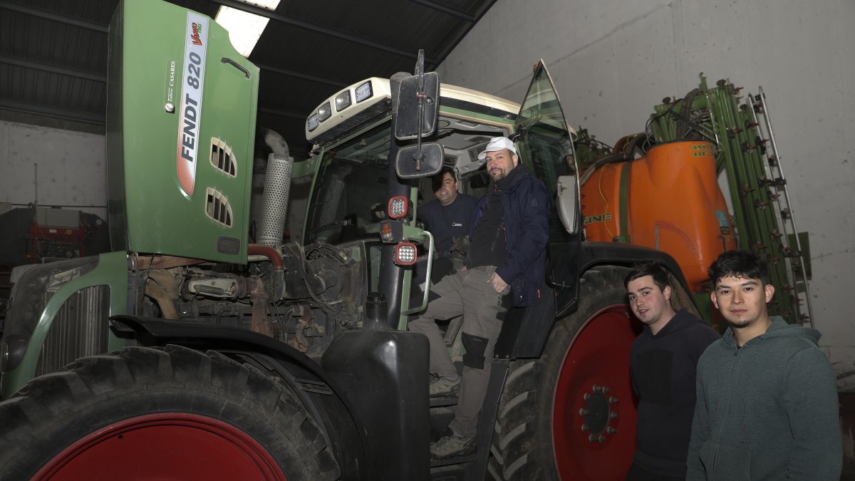 Estancia formativa en la explotación agrícola de Jesús Revilla en Autilla del Pino (Palencia).