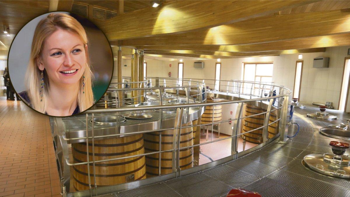 Jessica Julmy, nueva directora general del grupo bodeguero Tempos Vega Sicilia, asentado en Valbuena de Duero.