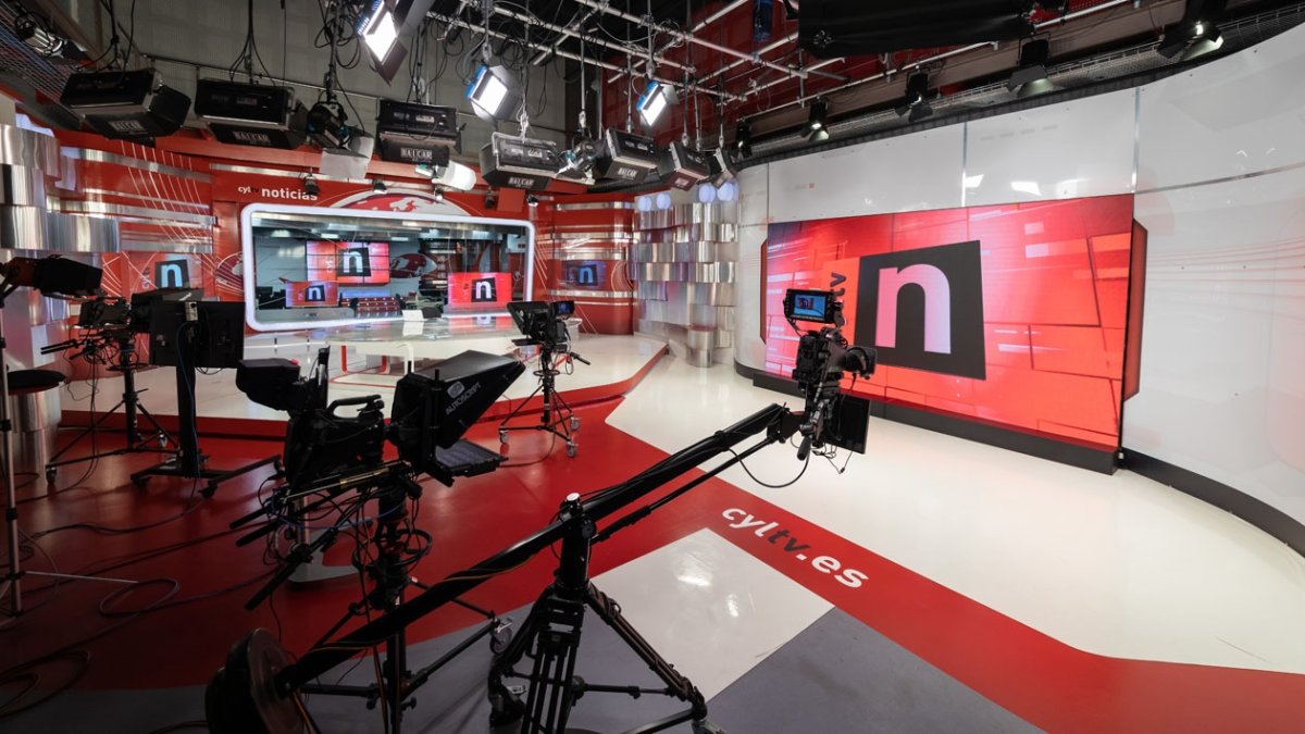 Uno de los platós de RTVCyL