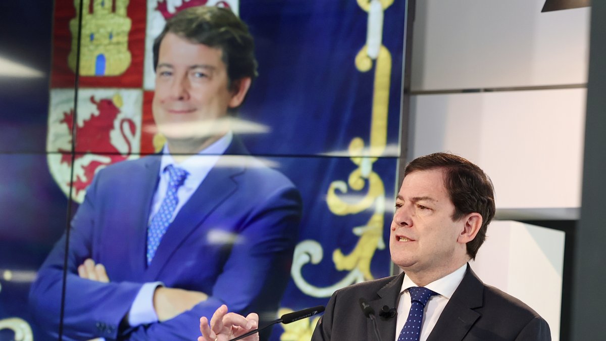 El presidente de la Junta de Castilla y León, Alfonso Fernández Mañueco.