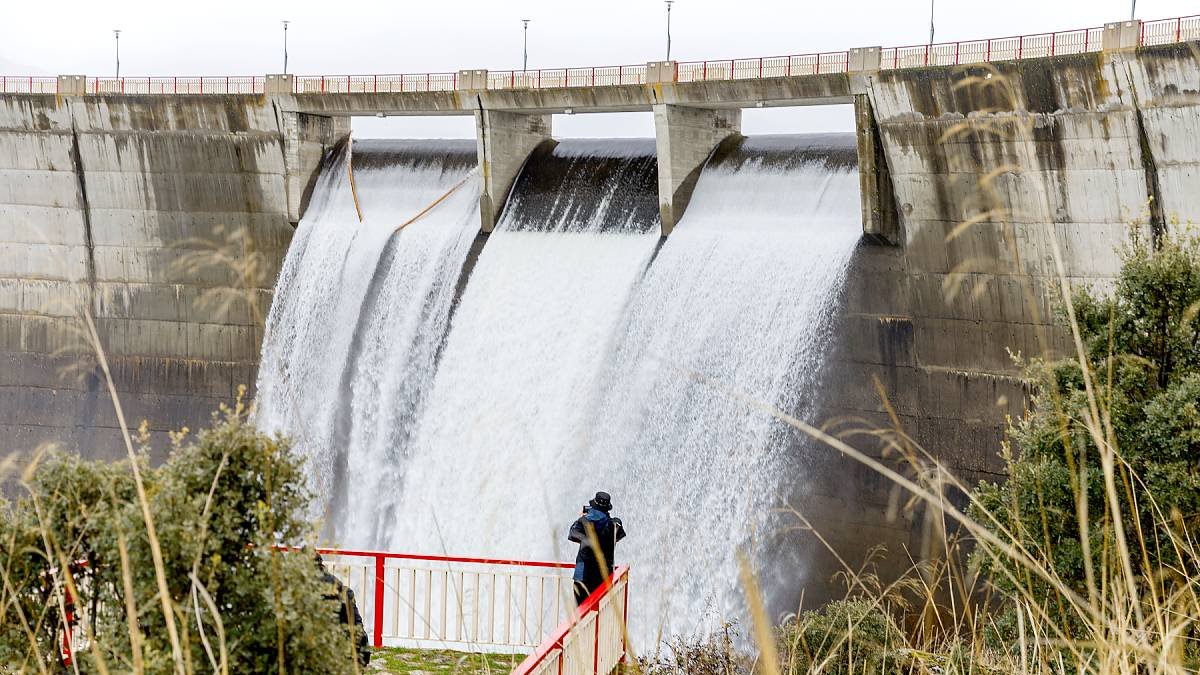 Embalse del Pontón Alto a rebosar, en una foto de archivo.