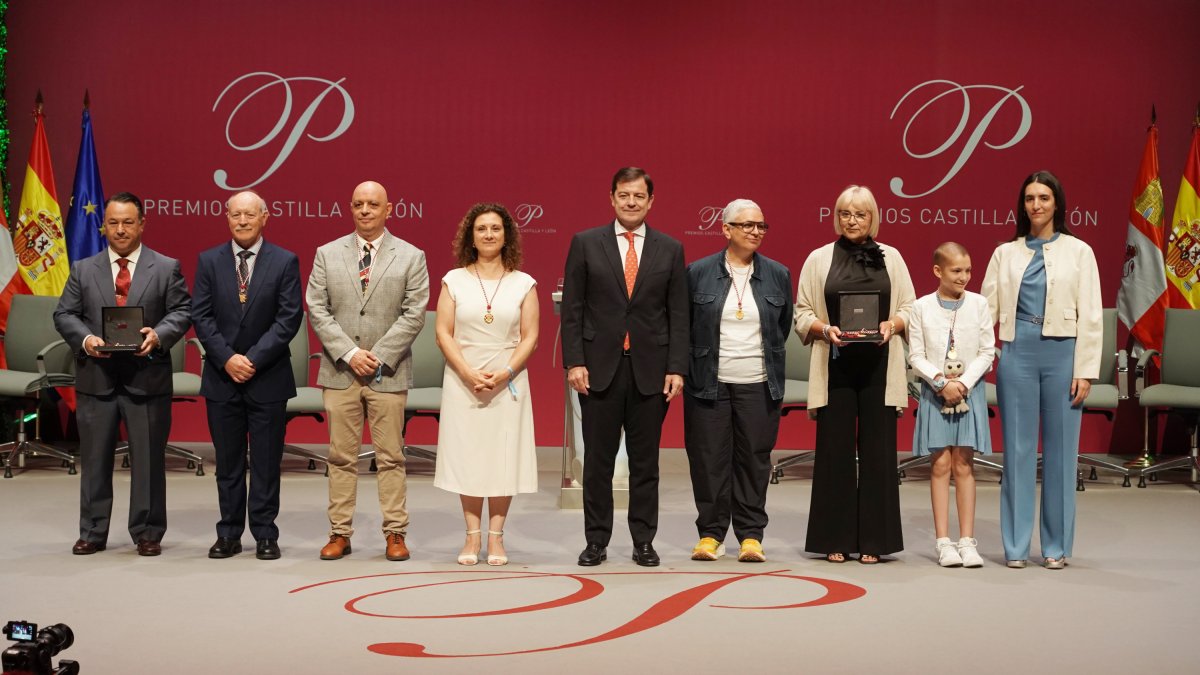 Galardonados en la entrega de los Premios Castilla y León 2024