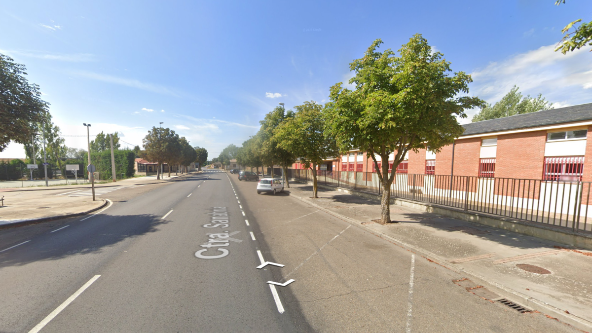 Carretera Sanabria, a la altura del número 62, en Astorga (León)