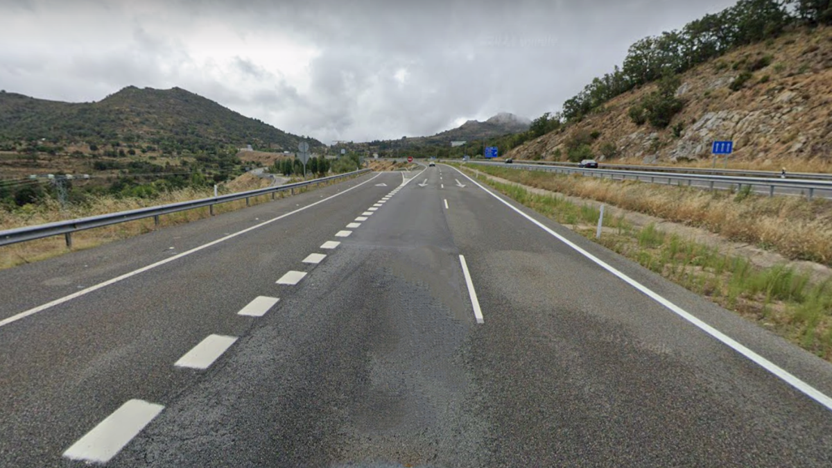 A-66 a la altura de Sorihuela (Salamanca).