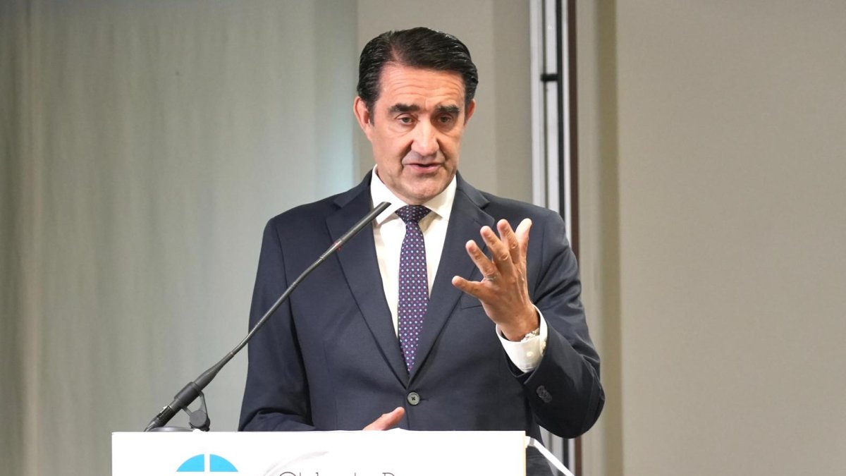 Juan Carlos Suárez-Quiñones en el Club de Prensa de El Mundo de Castilla y León