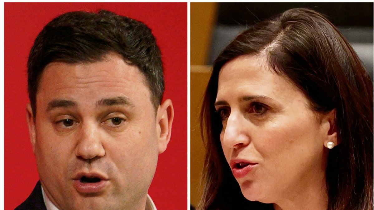 Javier Alfonso Cendón y Esther Peña, en imágenes de archivo.