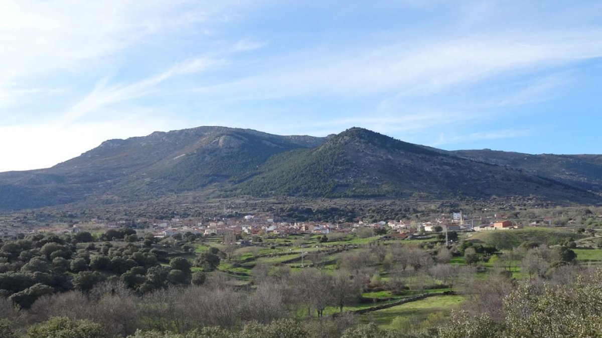 Panorámica de Navalmoral de la Sierra en Ávila.