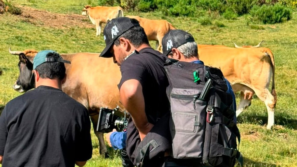Rodaje del documental 'Oda' en León