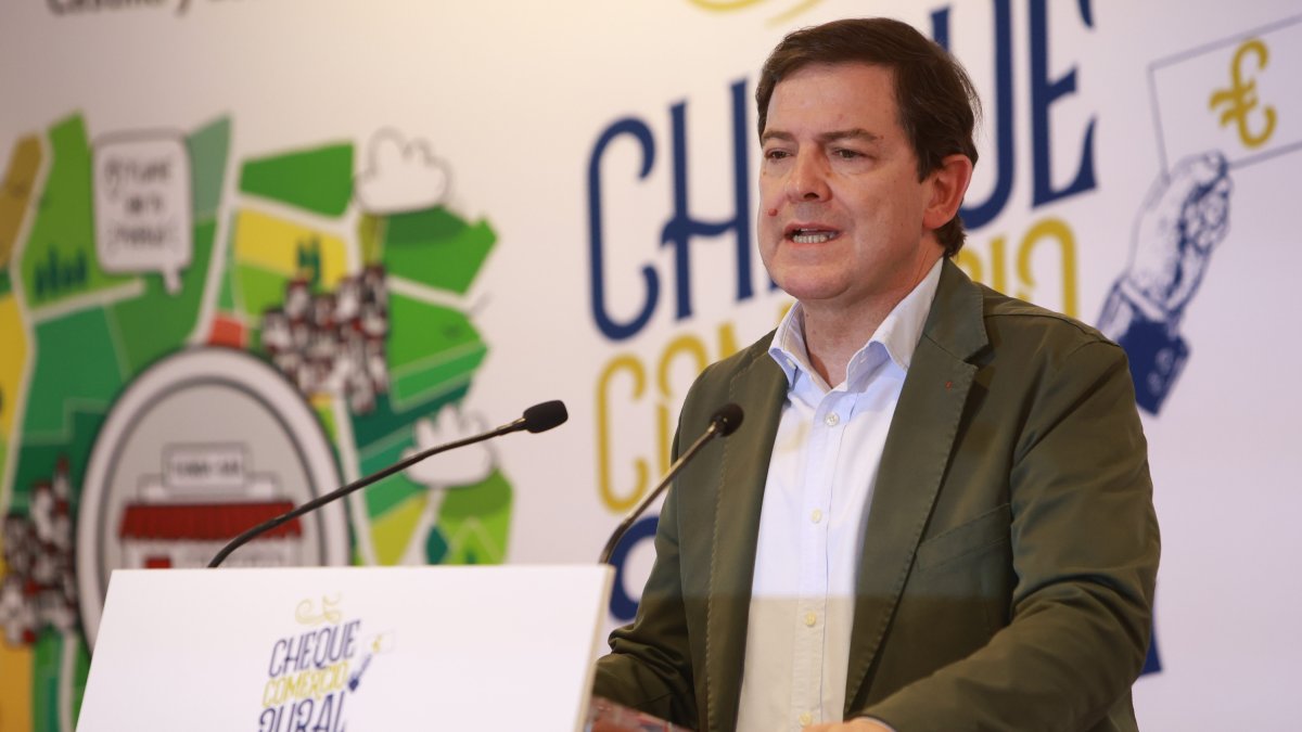 El presidente de la Junta de Castilla y León, Alfonso Fernández Mañueco.