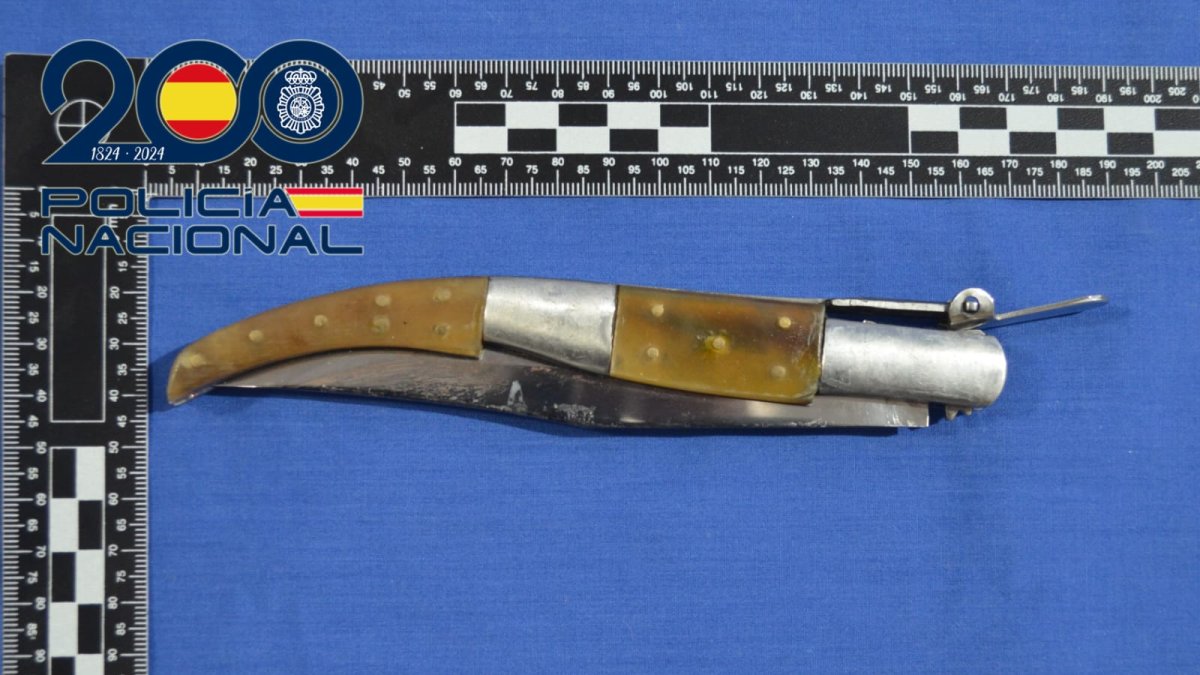 Navaja del crimen de Salamanca.