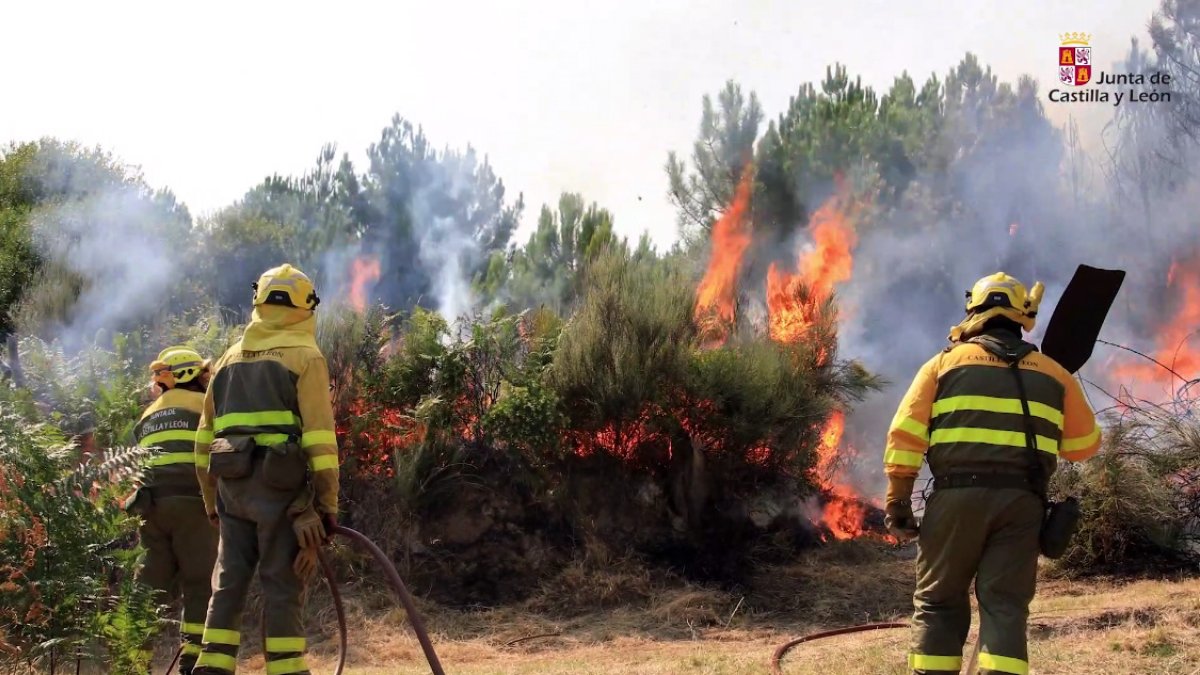 Contrafuego o fuego técnico como herramienta de combate de extinción en las inmediaciones del Arenal.