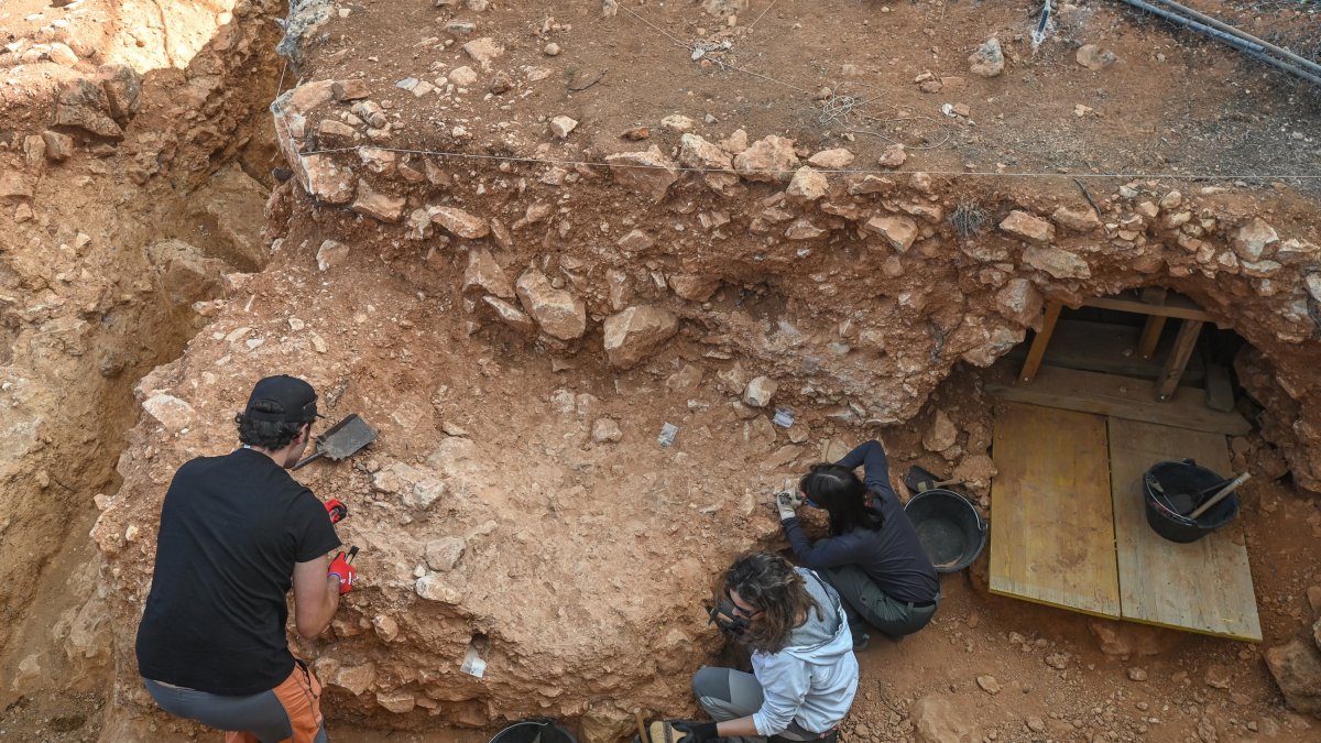 Excavaciones en Atapuerca, en una imagen de archivo.