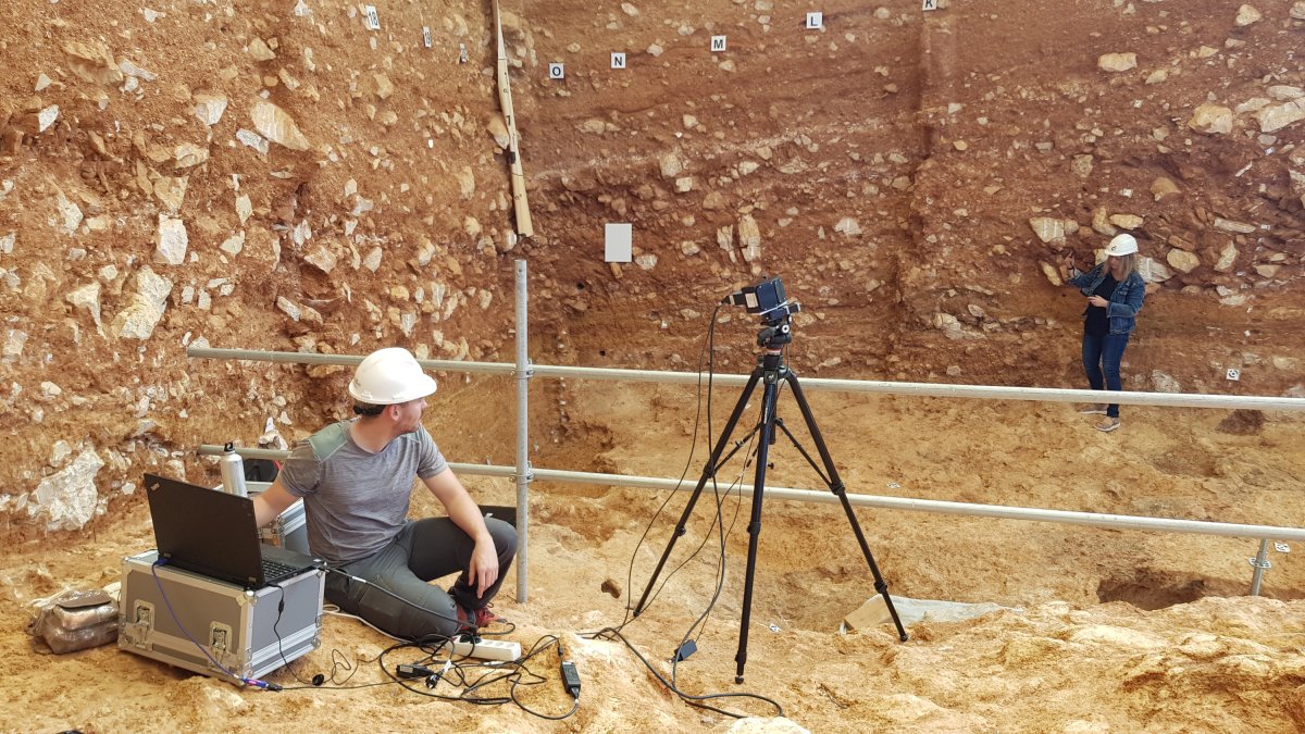 Excavaciones recientes en Atapuerca.