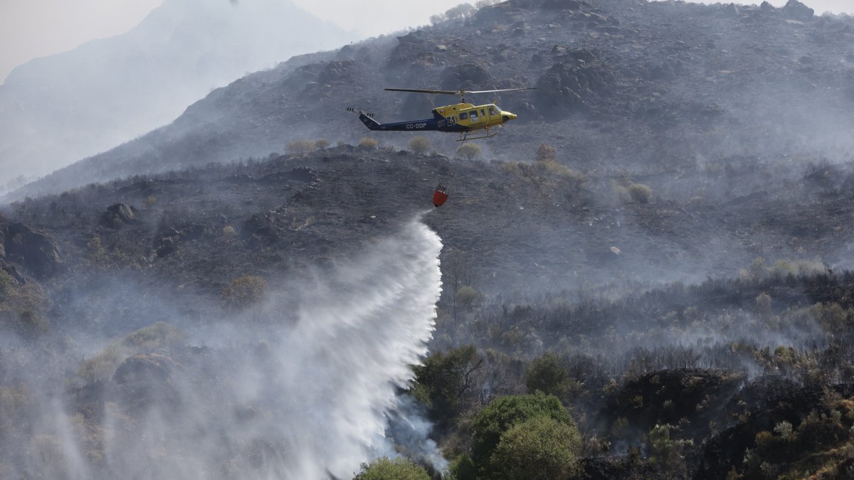 Incendio en Porto de Sanabria