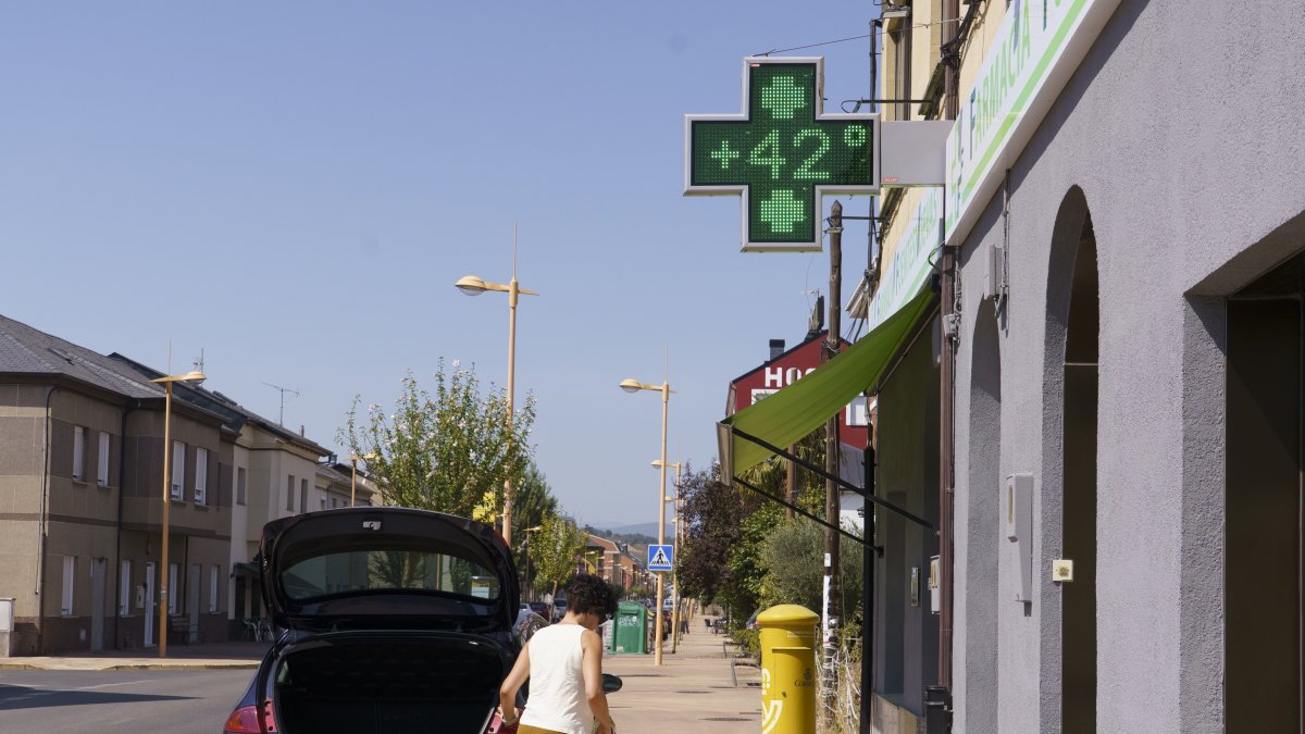 Altas temperaturas por la ola de calor en el Bierzo