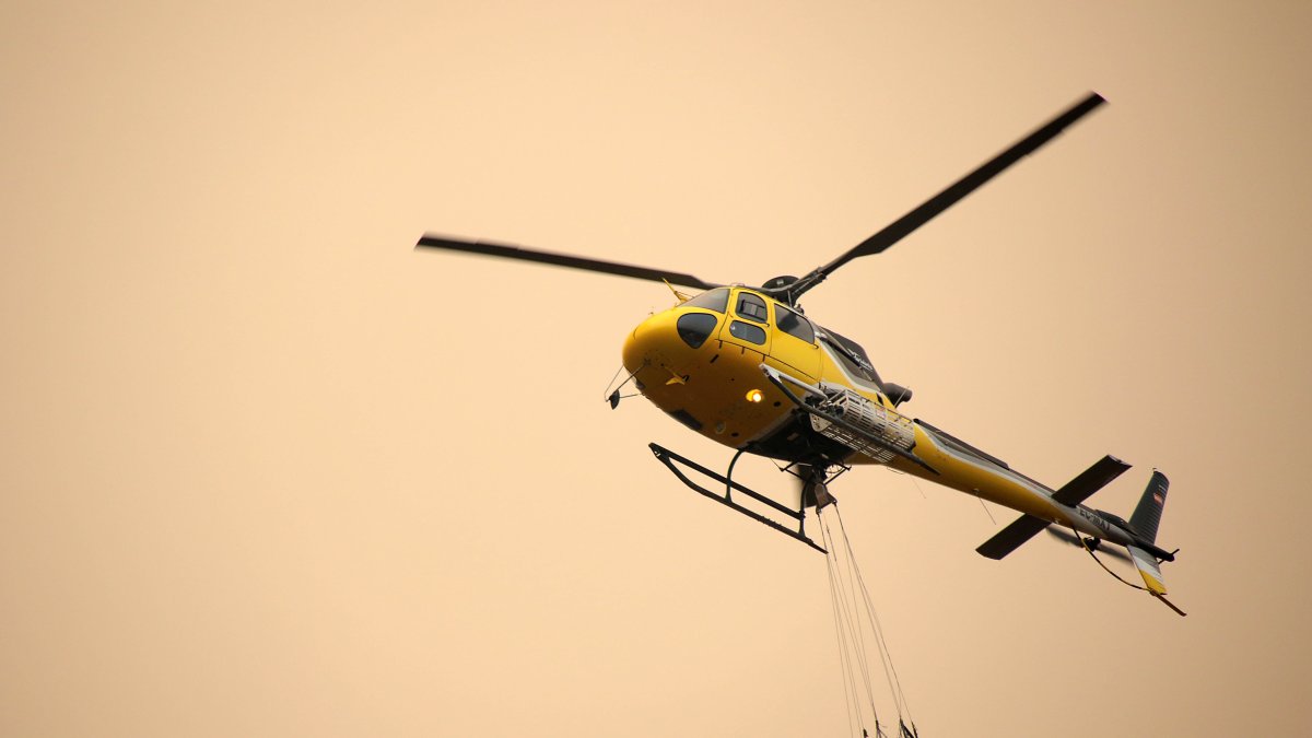 Incendio forestal en la localidad de Fasgar (León)