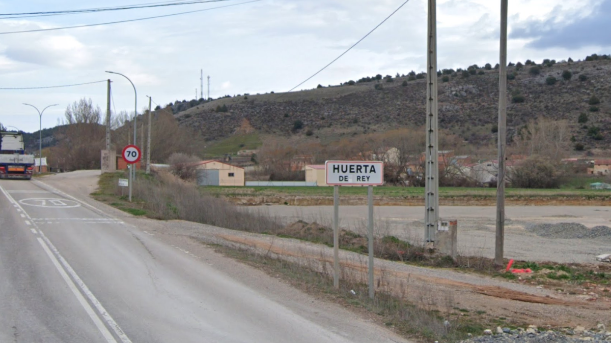 Imagen de la entrada de Huerta del Rey en la BU-925